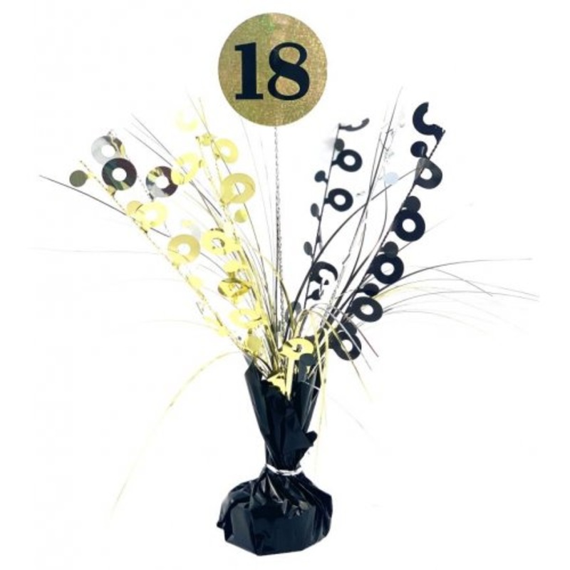 #18 Black/Gold Centrepiece Weight