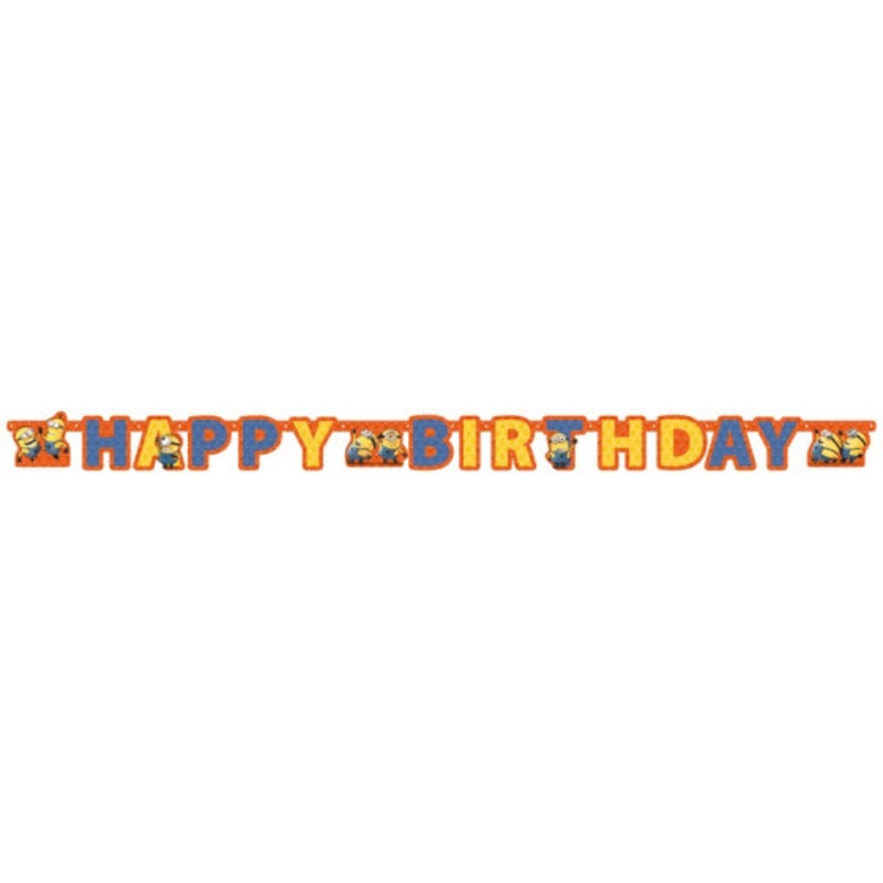 Minions Happy Birthday Banner