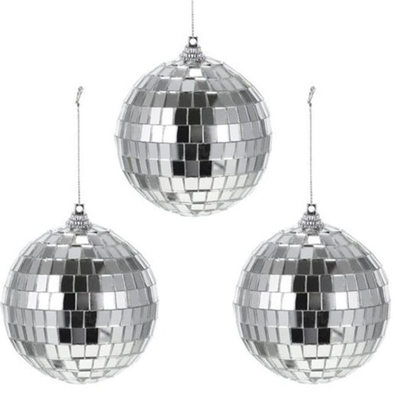 Mirror Ball 4cm - 3pk