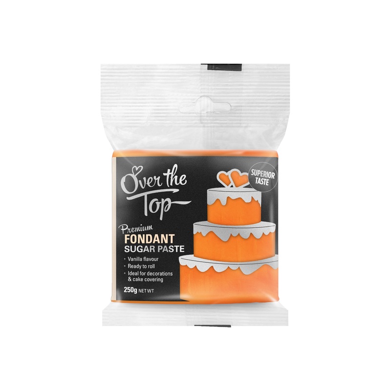 Over The Top Fondant Orange 250g