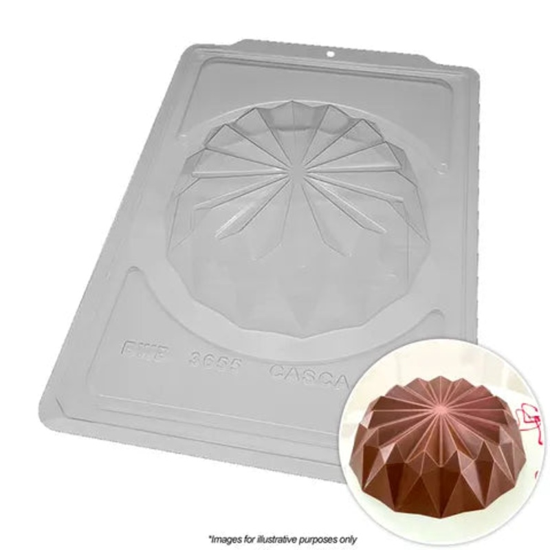 Plastic Origami Cake Mould 2pc