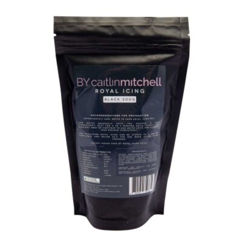 Royal Icing Black 200g - BYCM