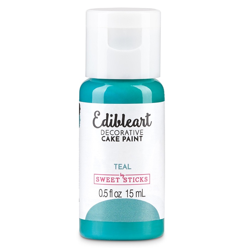 Teal Edible Paint 15ml *PAST BB 01/24*