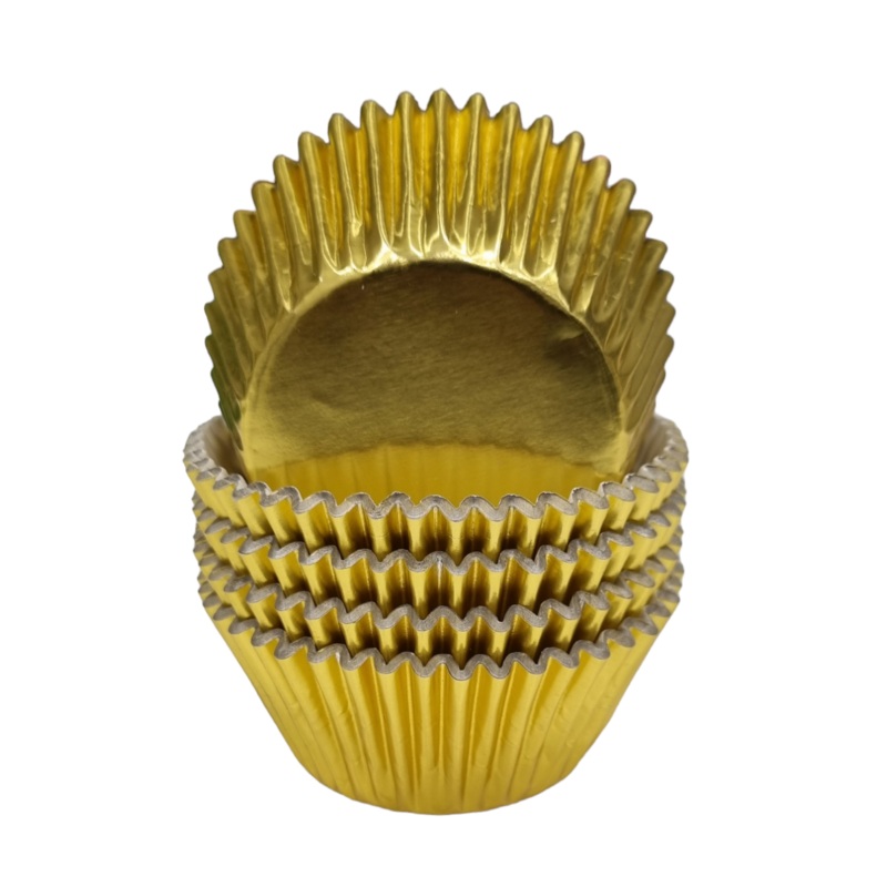 #550 Large Baking Cups 100pk - Gold Foil