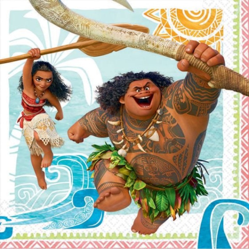 Moana Lunch Napkins 16pk