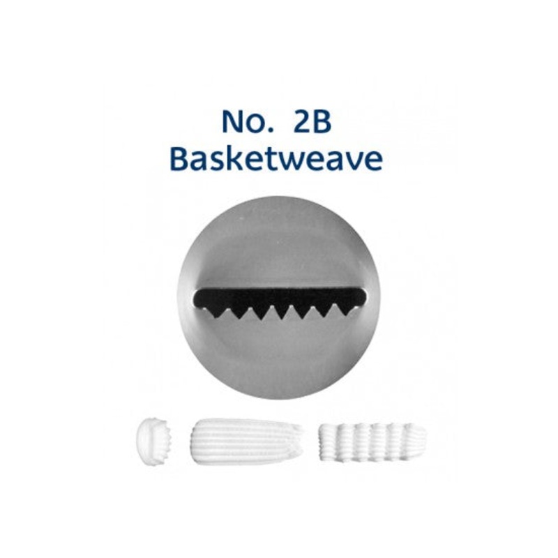 No. 2B Basketweave Medium Icing Tip
