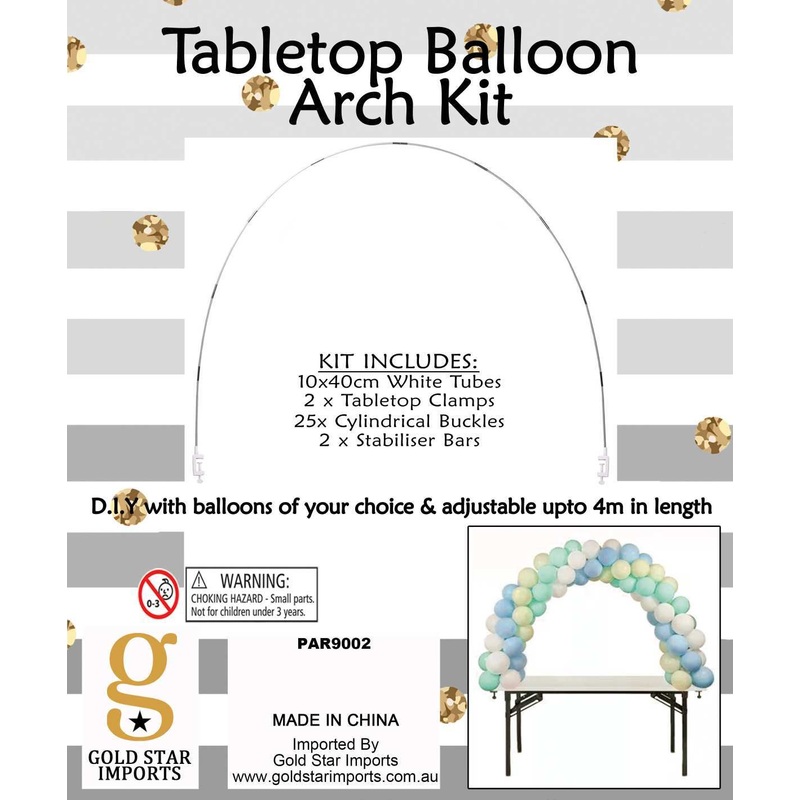 Tabletop Balloon Arch Kit