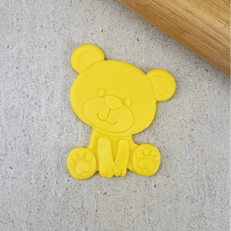 Teddy Bear Cutter & Debosser Set