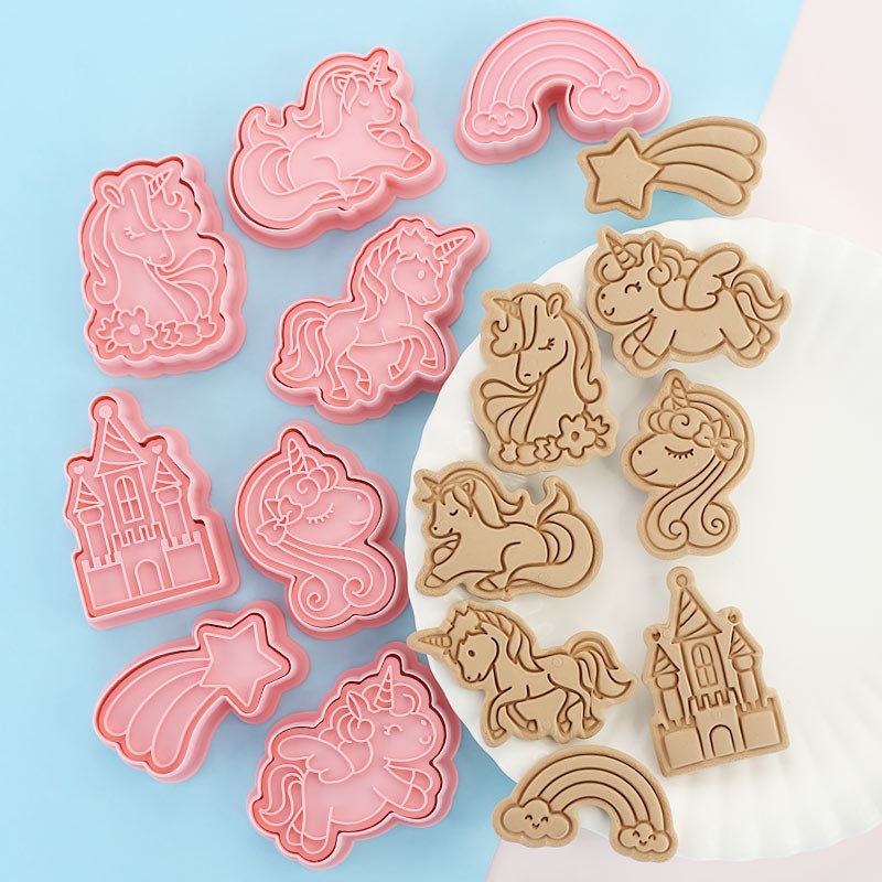 Unicorn Cookie Cutters Set 8pc