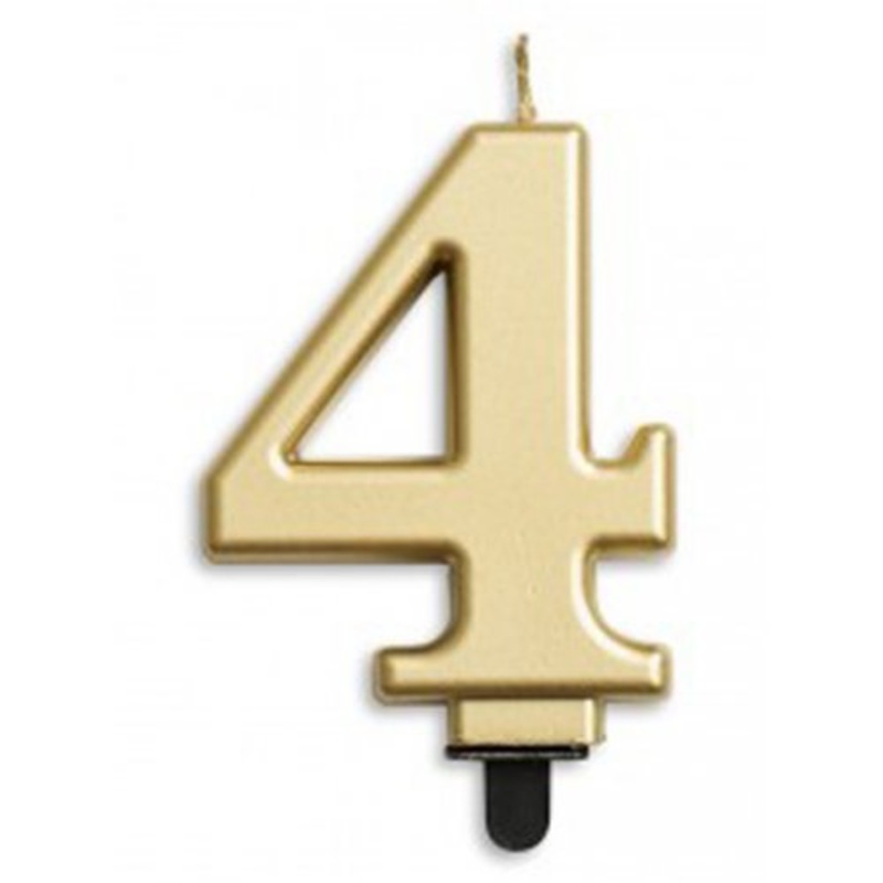 #4 Gold Jumbo Candle