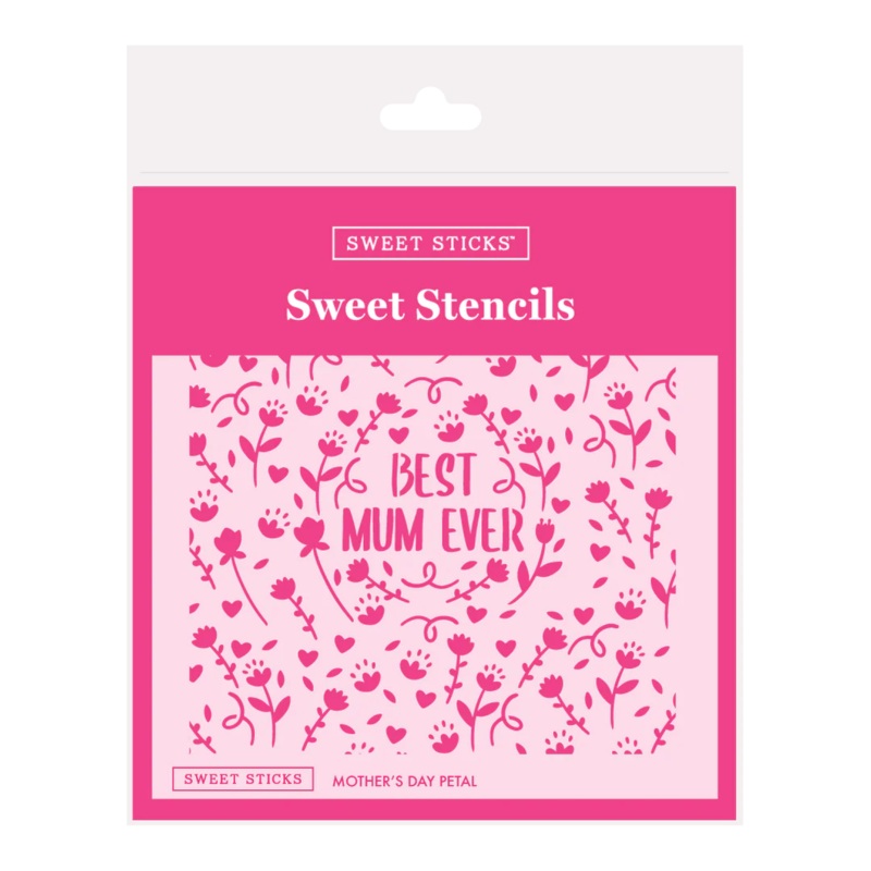 Mother's Day Petal - Sweet Sticks Stencil