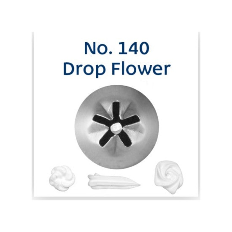 No. 140 Drop Flower Piping Tip