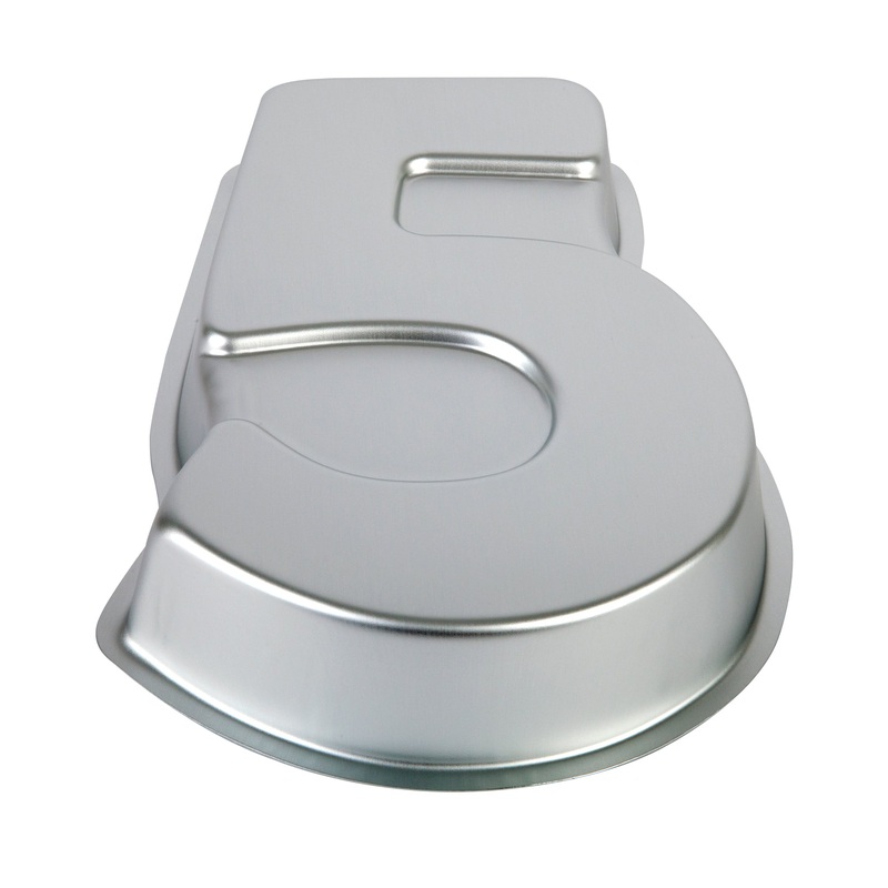 Number Five Cake Pan Mondo