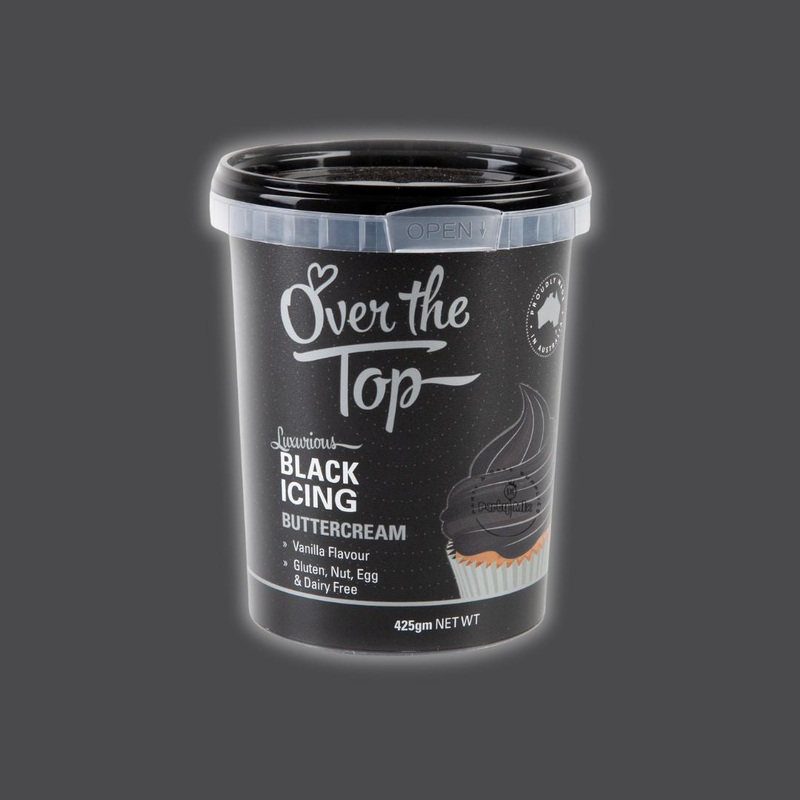 Over The Top Buttercream 425g - Black