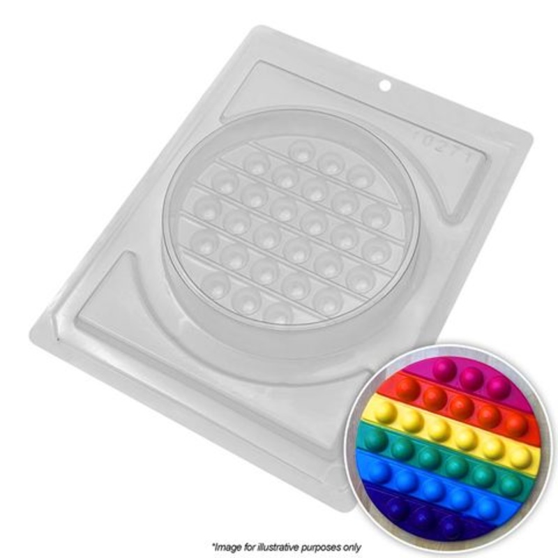 Round Pop It Chocolate Mould 2pc