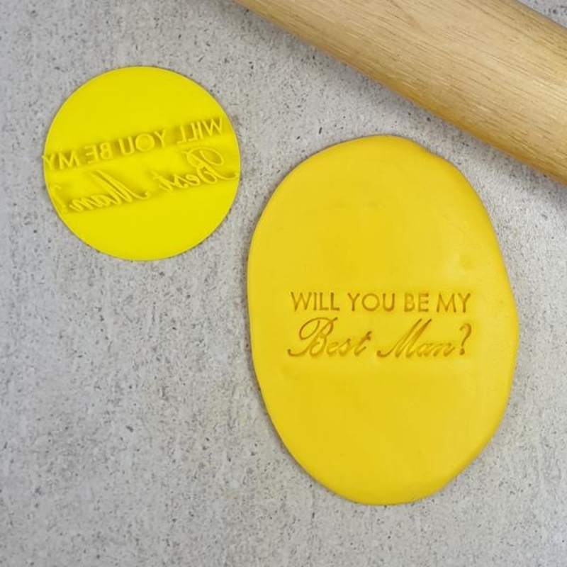 Will You Be My Best Man? Embosser 60mm
