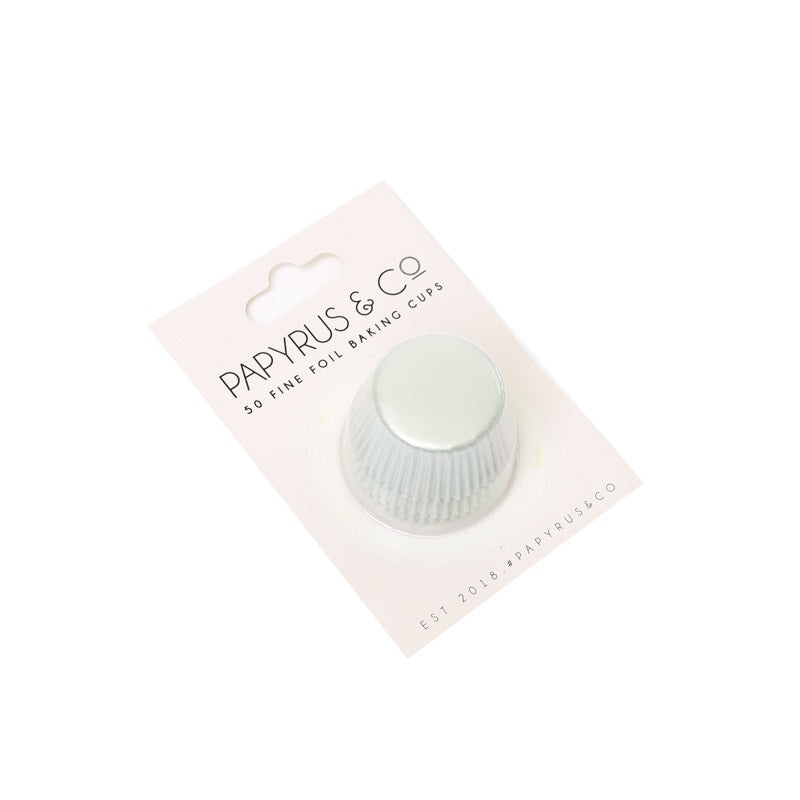 Mini White Foil Baking Cups 50pk