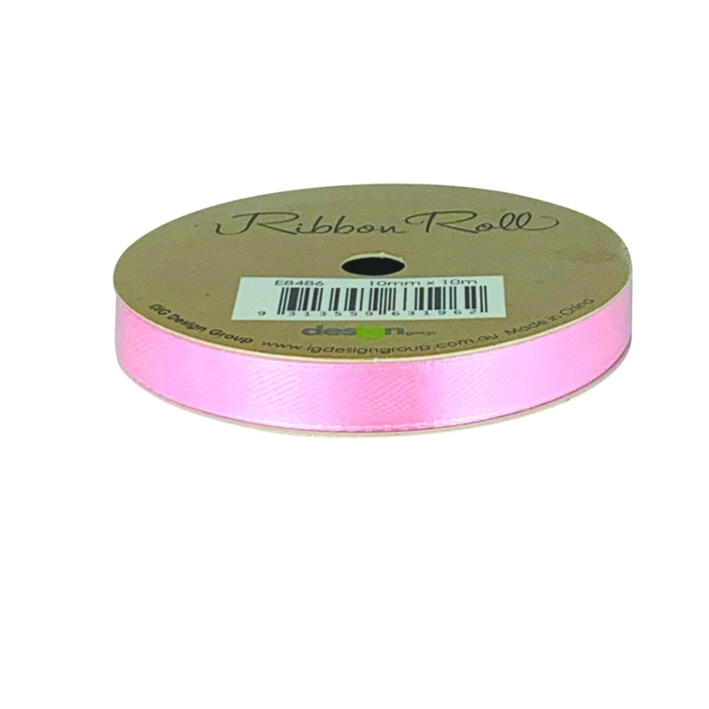 Ribbon Roll 10mm x 10m - Light Pink