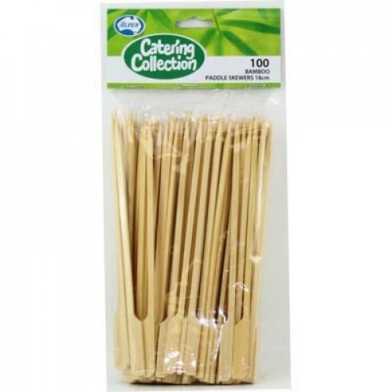 Skewer Paddle 3mm x 18cm - 100pk