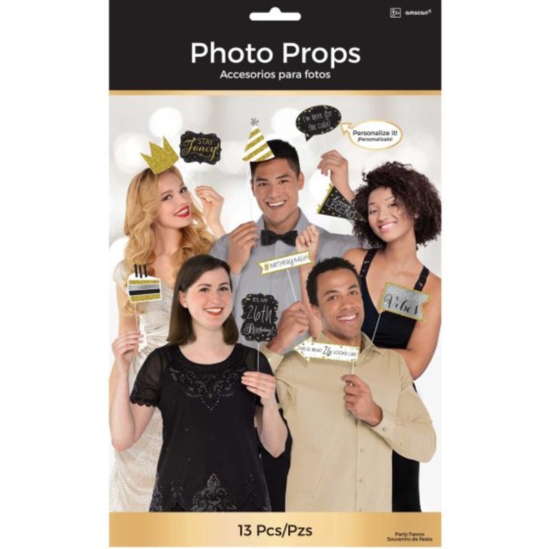 Sparkling Celebration Add Any Age Photo Props