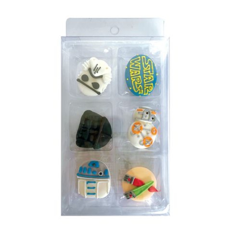 Star Wars Sugar Decorations 6pk