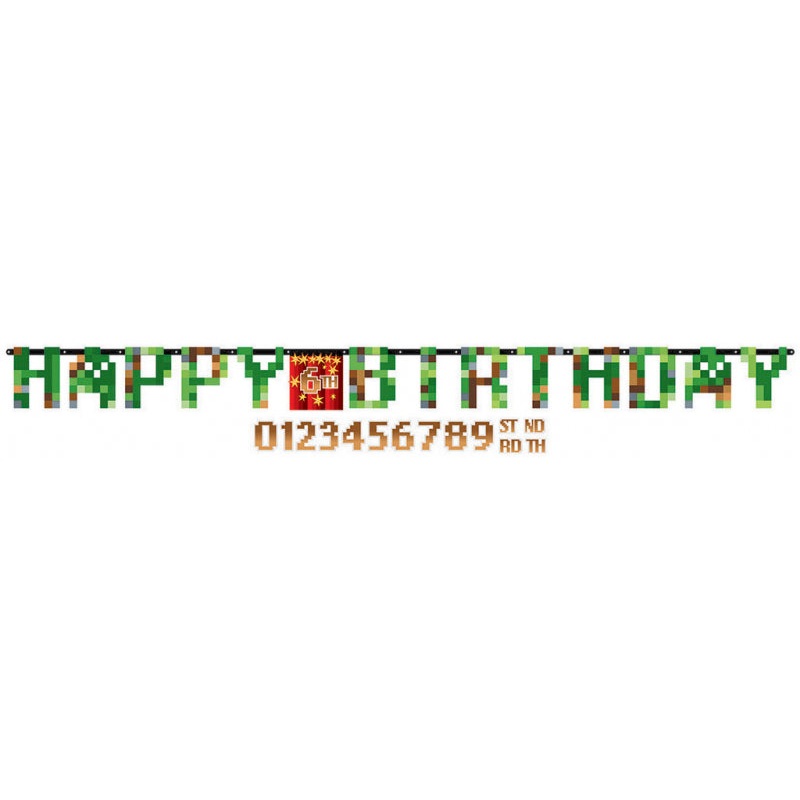 TNT/Minecraft Jumbo Add-And-Age Banner