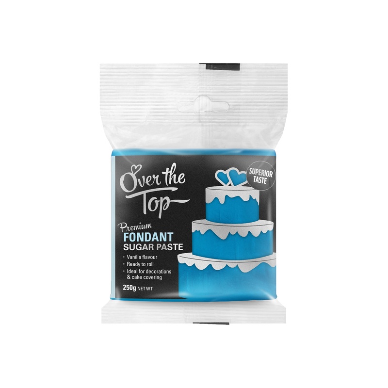 Over The Top Fondant Ice Blue 250g