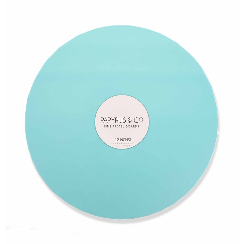 PASTEL BLUE 12" Round Masonite Cake Board