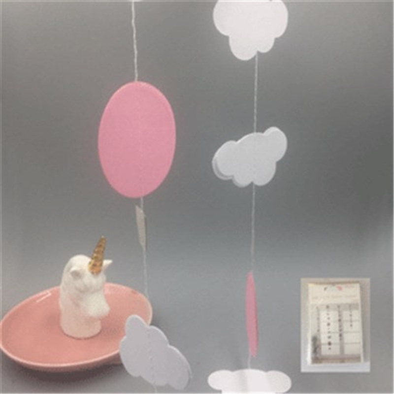 2.5M Pink Hot Air Balloon Garland