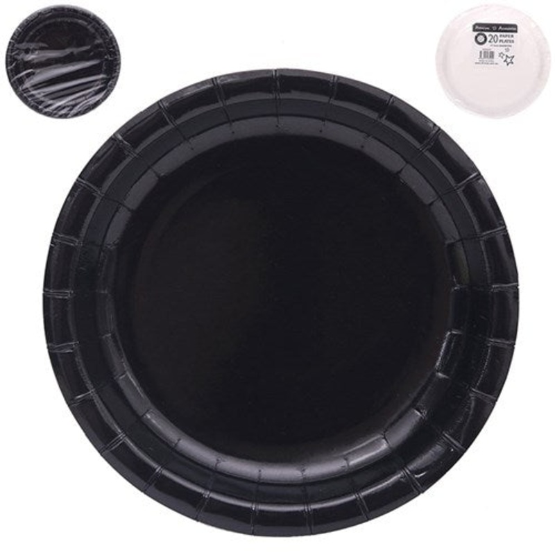 20PK 18CM PLATES-MIDNIGHT