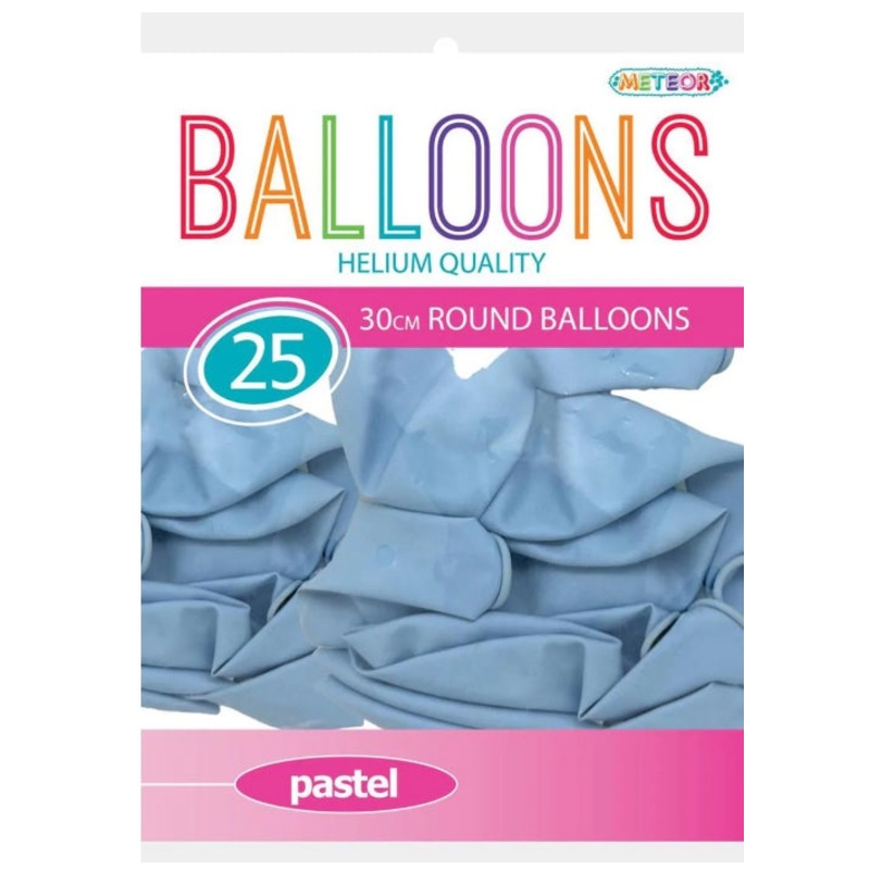 Pastel Macaron Blue pk 25