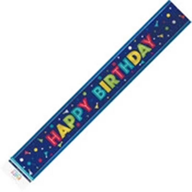 PEPPY B/DAY FOIL BANNER 12ft