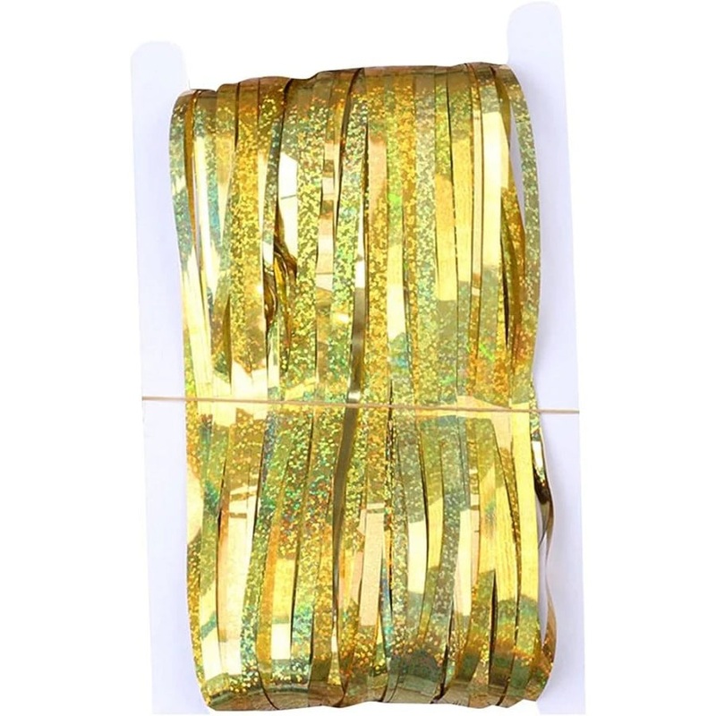 Sparkly Metallic Curtain (Gold)