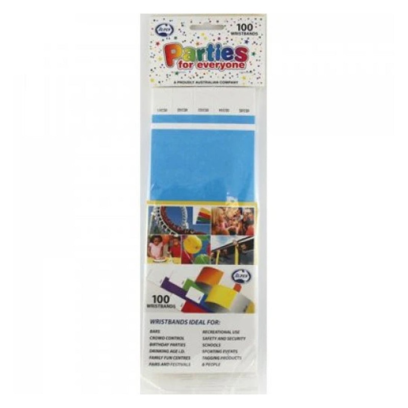 WRISTBAND TYVEK BLUE P100