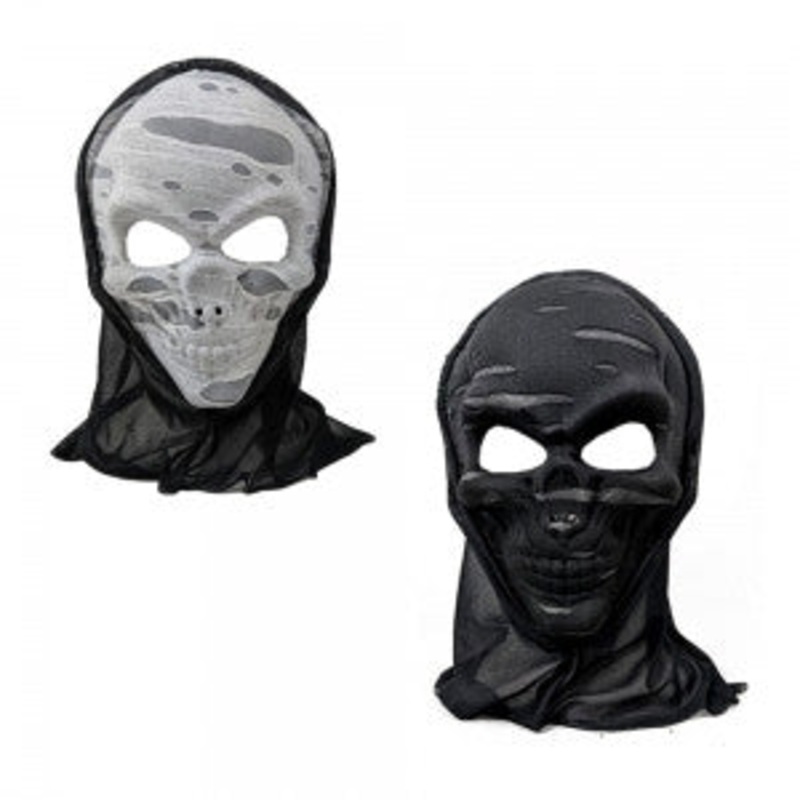 2 ASSD TATTERED MASK W/ HOOD WITH HANG SELL