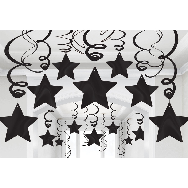 Shooting Stars Swirls MVP Black PK30