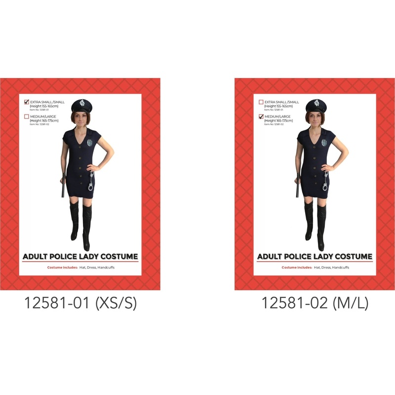 Adult Police Lady Costume (M/L)