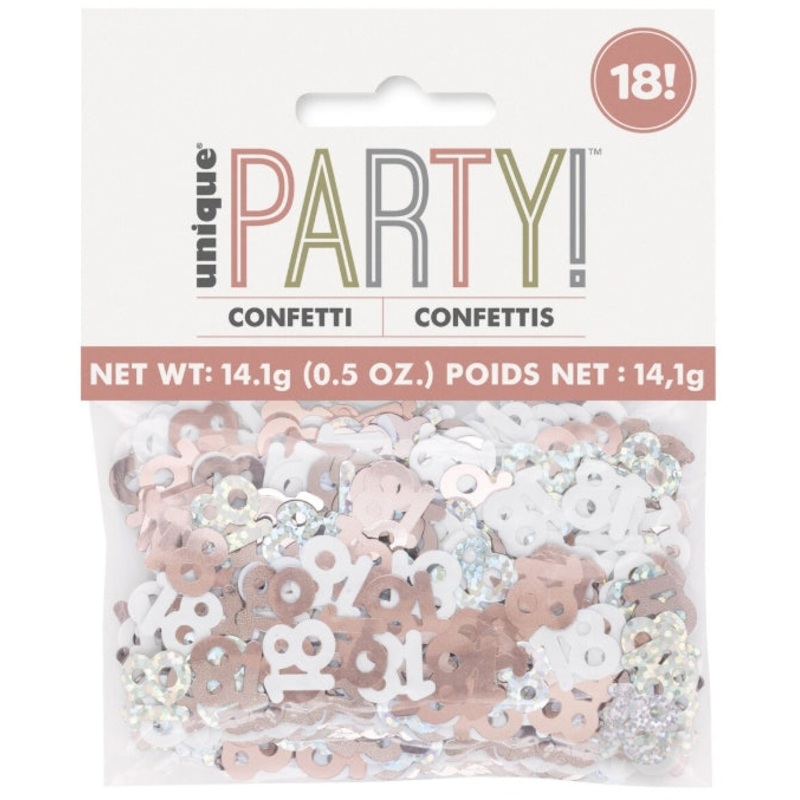 Rosegold Confetti 18