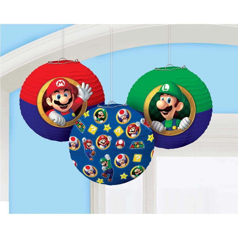Super Mario Brothers Paper Lanterns PK3