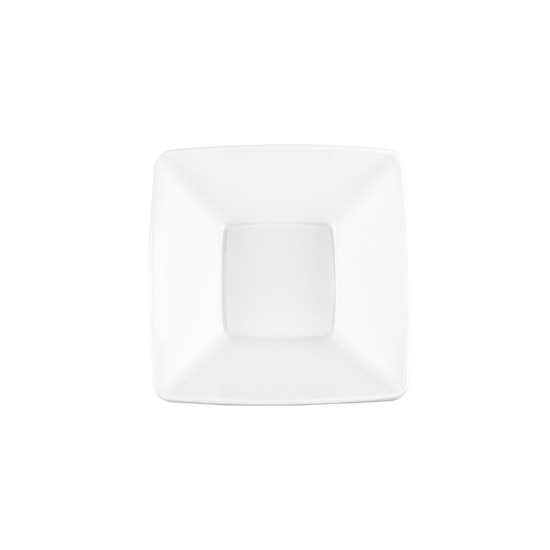 275mm White Square Bowl Pk2