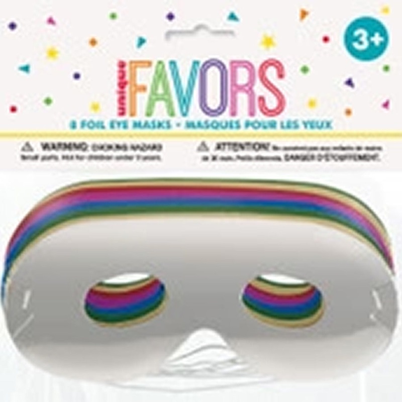 8 FOIL EYE MASKS