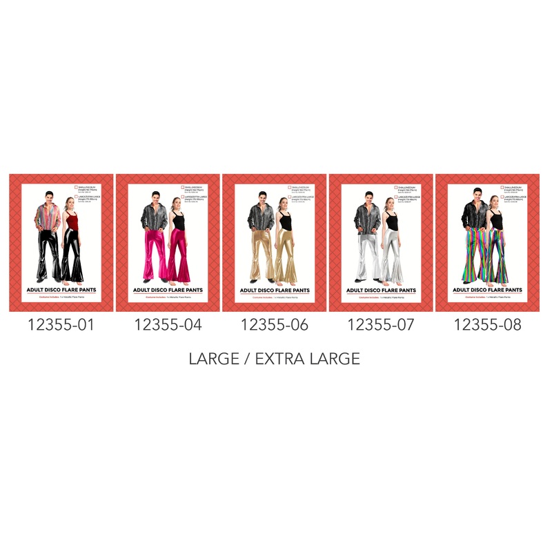 Adult Metallic Flare Pants