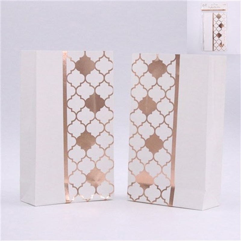 MOROCCAN KEY LOOT BAG PK6 - ROSE GOLD