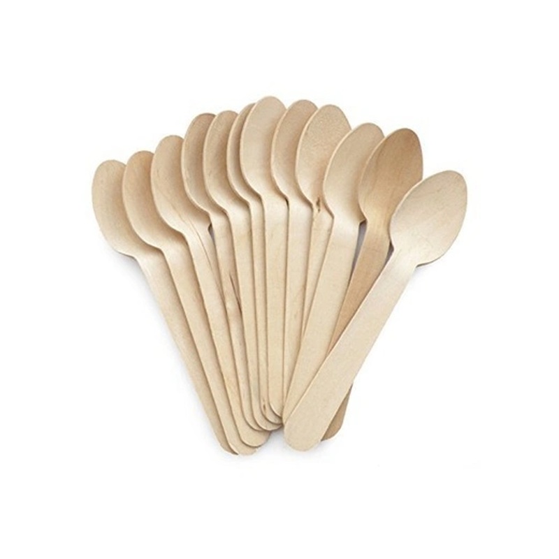 WOODEN TEASPOON 11CM PK100
