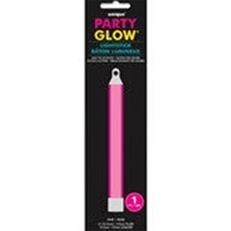 1 GLOW 6" LIGHTSTICK-PINK