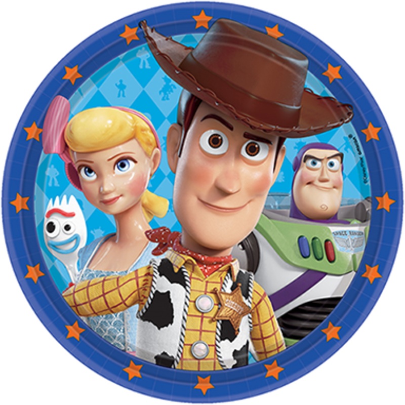 Toy story 4 plates 8pcs