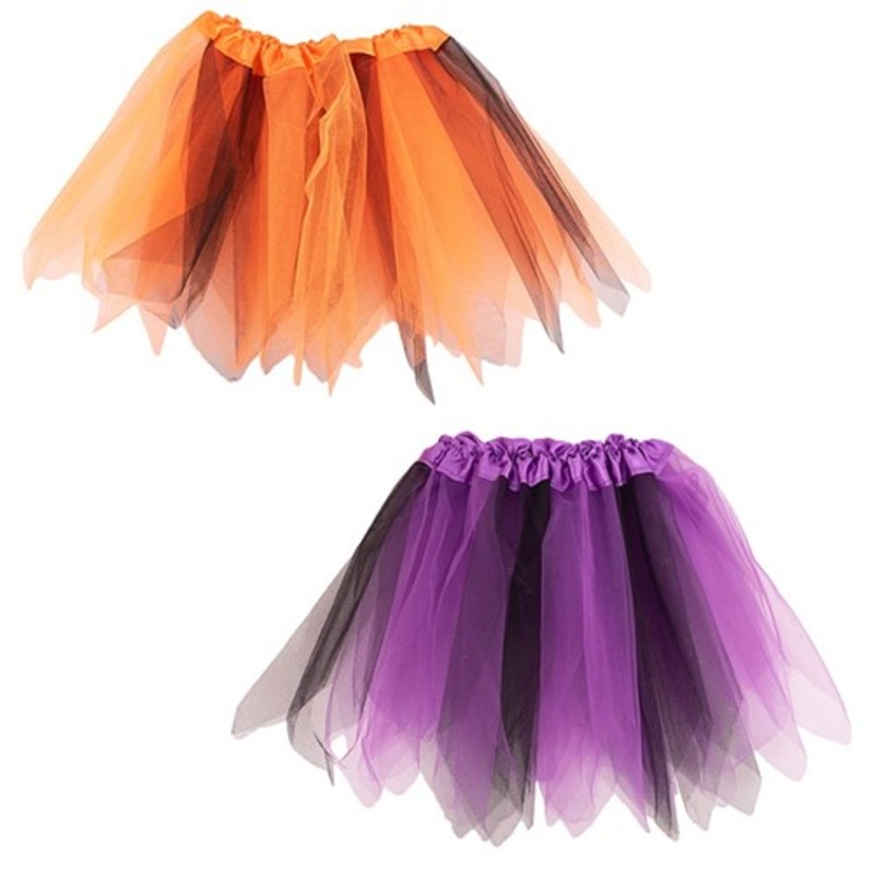 2A Orange and Purple Tutu 30cm