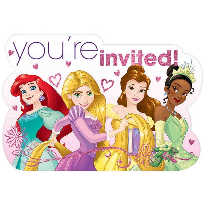 Princess Dream Big Card Invites