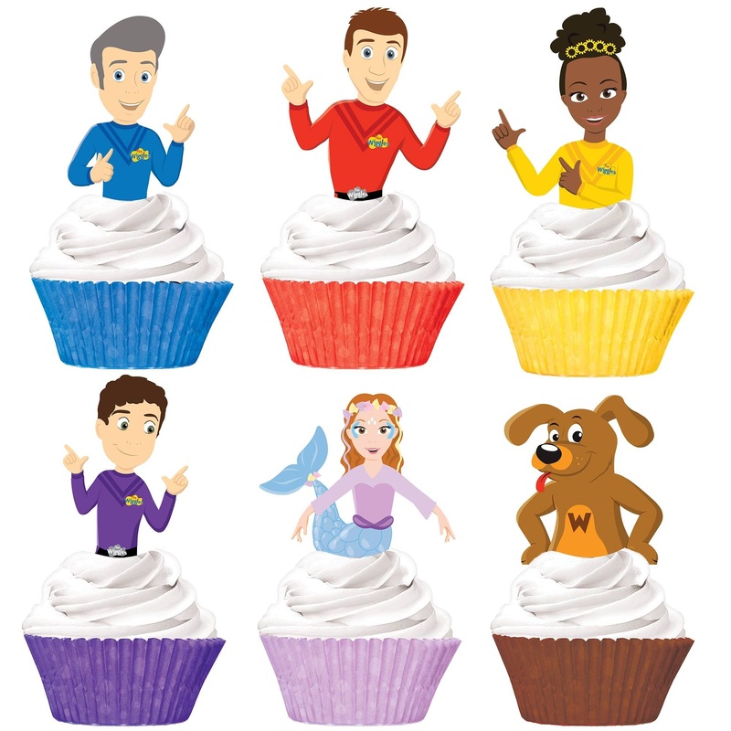 Wiggles Cupcake Picks Set