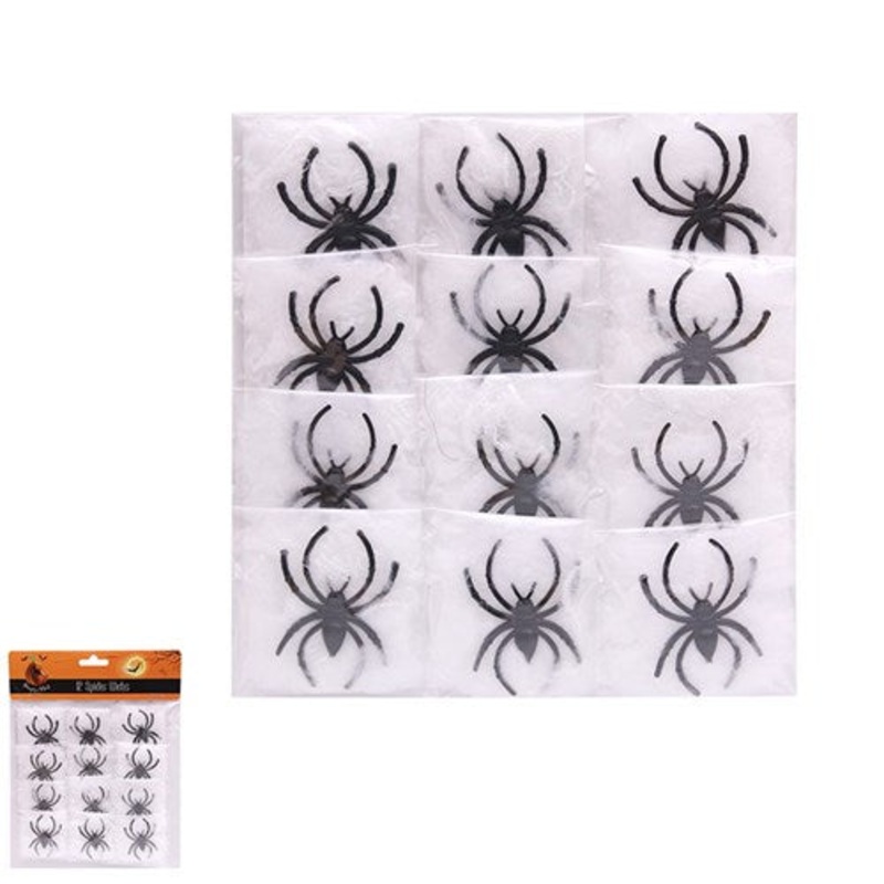12PK Spider Webs